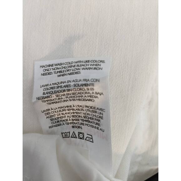 Style & Co Capri 24W White‎ Denim Tummy Control Panel Mid Rise Casual Everyday - Picture 10 of 12